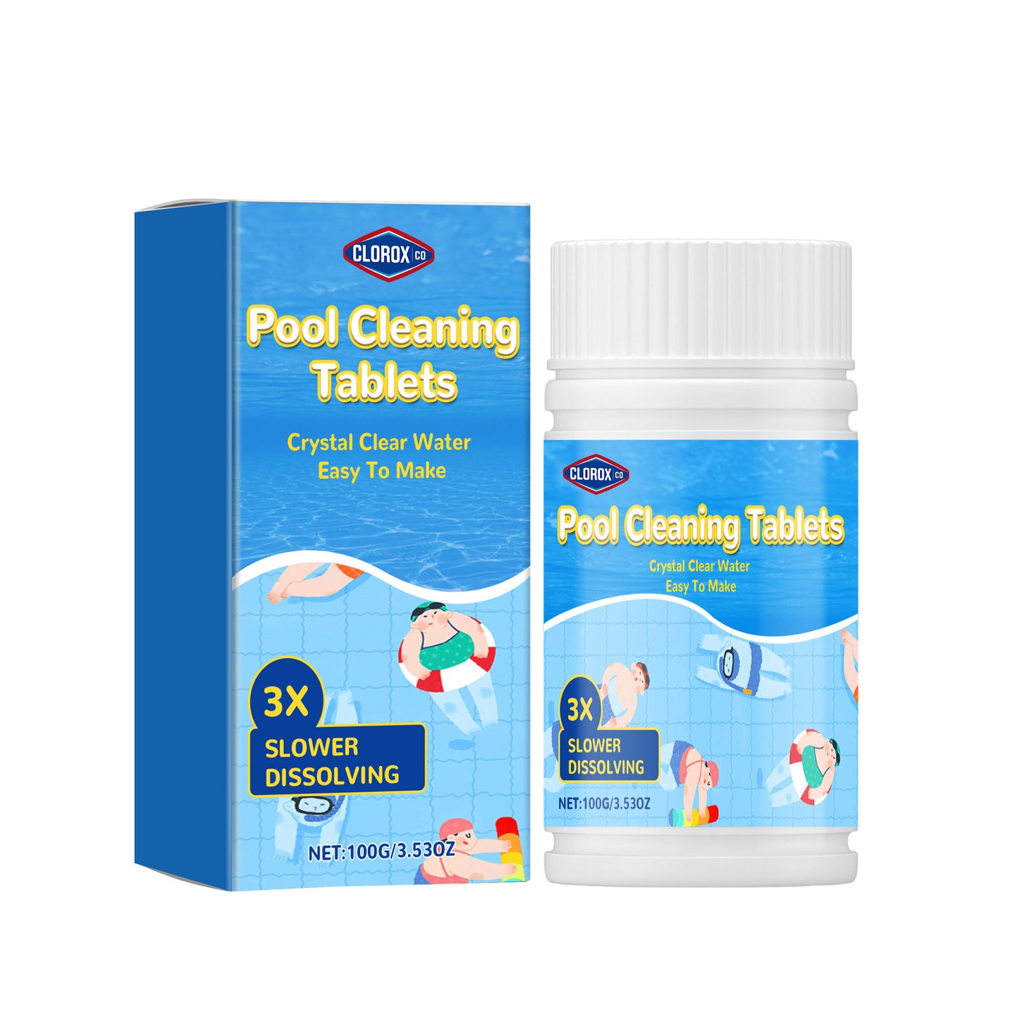 CLOROXCO Advanced Pool Cleaning Tablets