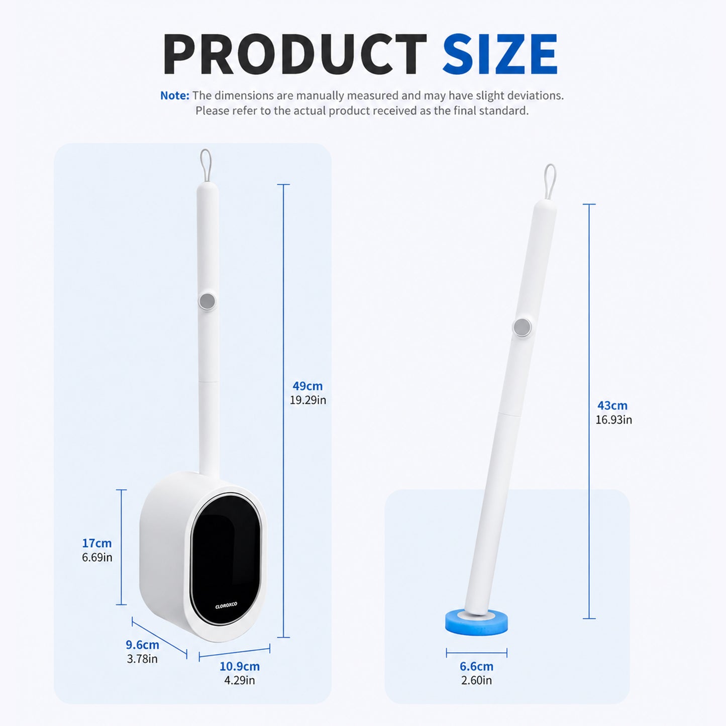 CLOROXCO Disposable Toilet Brush System